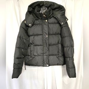 Sebby Army Green Puffer Winter Warm Trendy Jacket